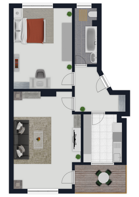 Grundriss unbemaßt
