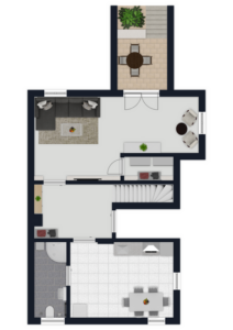 unbemaßter Grundriss